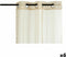Gordijn 140 x 260 cm Beige (6 Stuks)