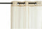 Gordijn 140 x 260 cm Beige (6 Stuks)