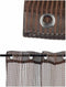Gordijn 140 x 260 cm Bruin (6 Stuks)