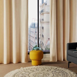 Gordijn Atmosphera Lilou Polyester Ivoor (140 x 260 cm)