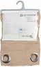 Gordijn Beige 140 x 0,1 x 260 cm (6 Stuks)