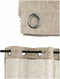 Gordijn Beige 140 x 0,1 x 260 cm (6 Stuks)