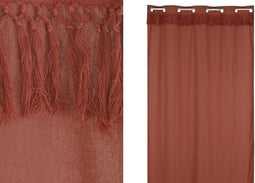 Gordijn Home ESPRIT Terra cotta 140 x 260 x 260 cm