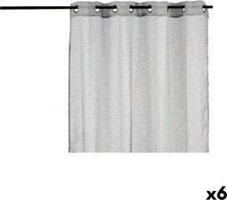 Gordijn Lichtgrijs 140 x 0,1 x 260 cm (6 Stuks)