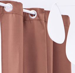 Gordijn TODAY Essential Thermische isolatie Terra cotta 140 x 240 cm