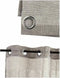 Gordijn Wit Grijs 140 x 0,1 x 260 cm (6 Stuks)