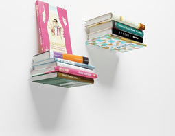 Gorillz Casper - onzichtbare - Zwevende - Verborgen Boekenplank - Wit
