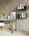 Gorillz Clark - Wandrek - Industrieel Wandrek van Metaal - Brandhout - Archiefkast - Zwart