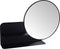 Gorillz Clever Wandspiegel met Plankje - spiegel rond - 85 x 56 cm - Zwart