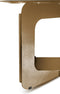 Gorillz Grado Bijzettafel - 60 x 50 cm - Koffietafel - Industrieel - Nachtkast - Staal - Goud - Gold