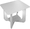 Gorillz Grado Bijzettafel - 60 x 50 cm - Koffietafel - Industrieel - Nachtkast - Staal - Wit