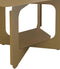 Gorillz Grado Bijzettafel - 60 x 50 cm - Koffietafel - Industrieel - Nachtkast - Staal - Goud - Gold
