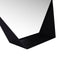 Gorillz Hive Wandspiegel met Plank - Hexagon Spiegel Hangend - 60 x 52 cm - Industrieel Zwart