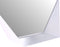 Gorillz Hive Wandspiegel met Plank - Hexagon Spiegel Hangend - 60 x 52 cm - Metaal Wit