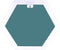 Gorillz Hive Wandspiegel met Plank - Hexagon Spiegel Hangend - 60 x 52 cm - Metaal Wit