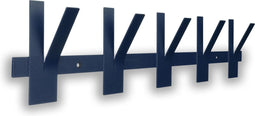 Gorillz Incision - Wandkapstok - 10 kapstokhaken - Blauw