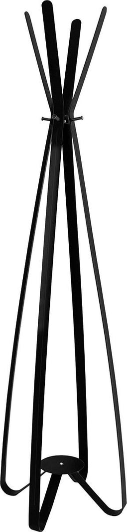 Gorillz Modi - kapstok staand - Staande Kapstok - 8 haken - Metaal - 170 cm - Zwart