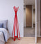 Gorillz Modi - kapstok staand- staande kapstok - 8 haken - Metaal - 170 cm - Rood