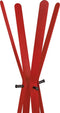 Gorillz Modi - kapstok staand- staande kapstok - 8 haken - Metaal - 170 cm - Rood