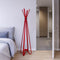 Gorillz Modi - kapstok staand- staande kapstok - 8 haken - Metaal - 170 cm - Rood