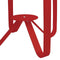 Gorillz Modi - kapstok staand- staande kapstok - 8 haken - Metaal - 170 cm - Rood