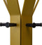 Gorillz Molto - Staande Kapstok - 18 kapstokhaken Staande Kleerhanger (175 x 35 x 40 cm) - Metaal- Goud