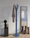 Gorillz Molto - Staande Kapstok - 18 kapstokhaken Staande Kleerhanger (175 x 35 x 40 cm) - Metaal- Blauw