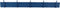 Gorillz Mystiek Five - Wandkapstok - 10 kapstok haken - Blauw