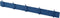 Gorillz Mystiek Five - Wandkapstok - 10 kapstok haken - Blauw