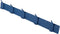 Gorillz Mystiek Five - Wandkapstok - 10 kapstok haken - Blauw
