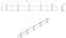 Gorillz Mystiek Five - Wandkapstok - 10 kapstok haken - Wit