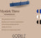 Gorillz Mystiek Three - Wandkapstok - 6 Kapstok haken - Blauw