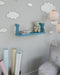Gorillz Panda Kids - Kinderkamer - Babykamer - Boekenplank - Blauw