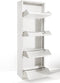 Gorillz Paw Fire - Schoenenrek Opbergrek – Schoenenkast - Schoenenkasten - 51 x 17 x 141 cm - Metaal - Wit