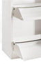 Gorillz Paw Fire - Schoenenrek Opbergrek – Schoenenkast - Schoenenkasten - 51 x 17 x 141 cm - Metaal - Wit
