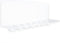 Gorillz Plenck - Wandkapstok met Hoedenplank - Kapstok Metaal - 70 x 15 x 25 cm - Wit