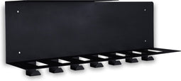 Gorillz Plenck - Wandkapstok met Hoedenplank - Kapstok Metaal - 70 x 15 x 25 cm - Zwart