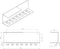 Gorillz Plenck - Wandkapstok met Hoedenplank - Kapstok Metaal - 70 x 15 x 25 cm - Wit