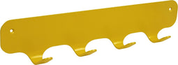 Gorillz Rounded Four - Wandkapstok - 40x6x7,8cm - Geel
