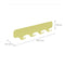 Gorillz Rounded Four - Wandkapstok - 40x6x7,8cm - Geel