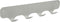 Gorillz Rounded Four - Wandkapstok - 40x6x7,8cm - Grijs