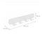 Gorillz Rounded Four - Wandkapstok - 40x6x7,8cm - Wit