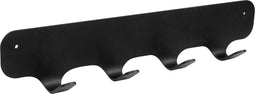 Gorillz Rounded Four - Wandkapstok - 40x6x7,8cm - Zwart