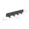 Gorillz Rounded Four - Wandkapstok - 40x6x7,8cm - Zwart