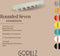 Gorillz Rounded Seven - Wandkapstok - 67 x 6 x 7,8 mm - Grijs