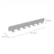 Gorillz Rounded Seven - Wandkapstok - 67 x 6 x 7,8 mm - Grijs