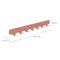 Gorillz Rounded Seven - Wandkapstok - 67 x 6 x 7,8 mm - Rood