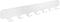 Gorillz Rounded Seven - Wandkapstok - 67 x 6 x 7,8 mm - Wit