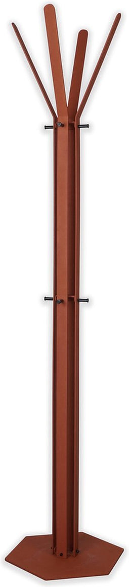 Gorillz Stack - Kapstok Staand - Staande kapstok - Metaal - 12 Kapstok haken - 174,5 cm - Koperbruin