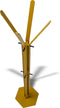 Gorillz Stack - Kapstok Staand - Staande kapstok - Metaal - 12 Kapstok haken - 174,5 cm - Goud / Gold